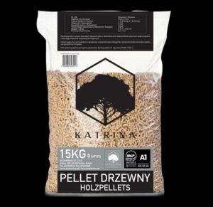 15kg Sack hochwertige Holzpellets für Heizungen, Kaminöfen und Pelletheizungen - nachhaltiger Brennstoff aus naturreinem Holz, umweltfreundlich und effizient.