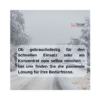 Scheibenfrostschutz bis -20°C