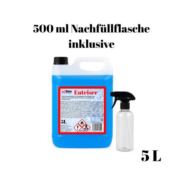 Enteiser mit nachfüllflasche-weiss Enteiser mit nachfüllflasche