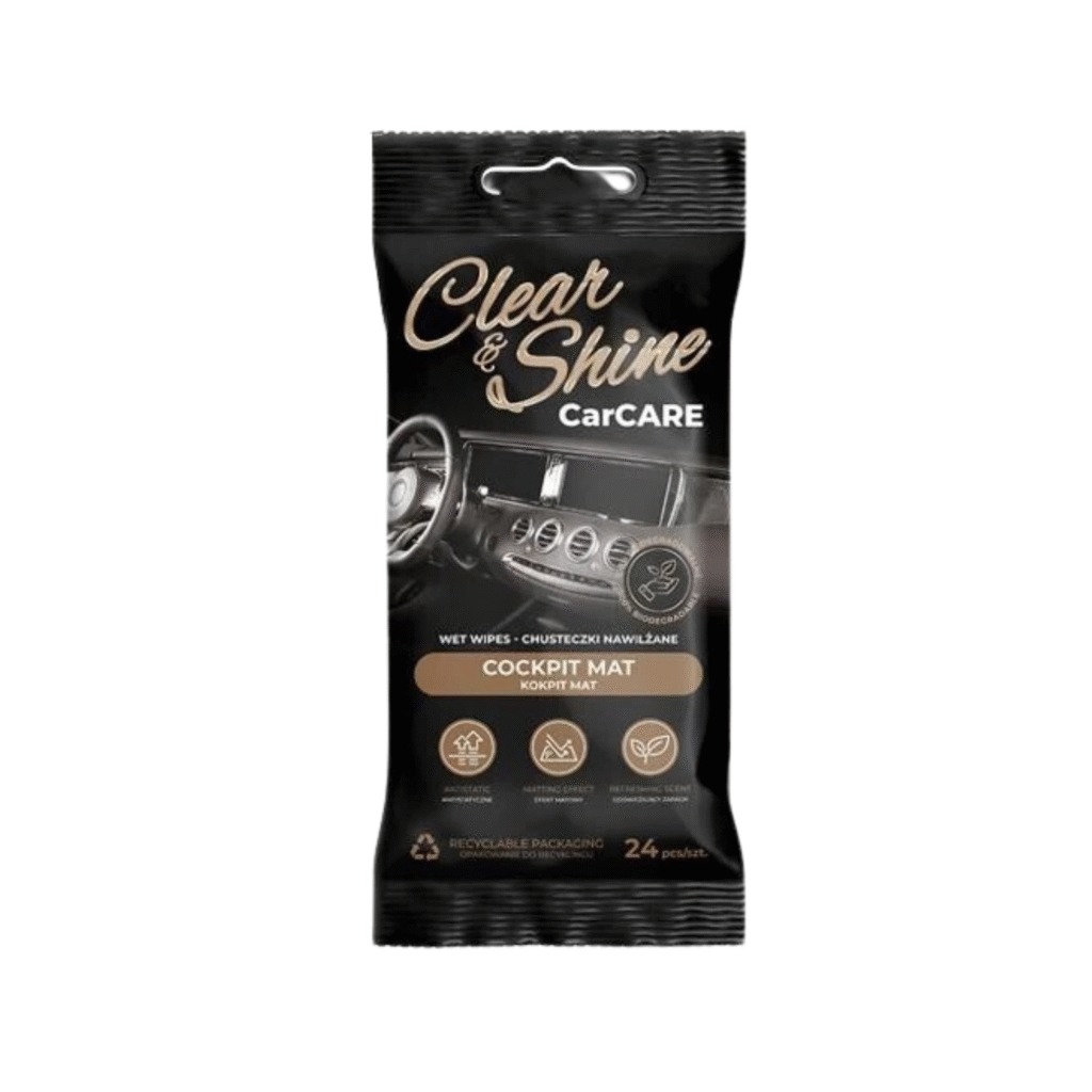 24 Praktische feuchte Reinigungstücher zur Cockpitpflege mit Matteffekt im Auto – reinigen, pflegen und schützen alle Armaturen und Oberflächen im Fahrzeuginnenraum - schnell und schonend.