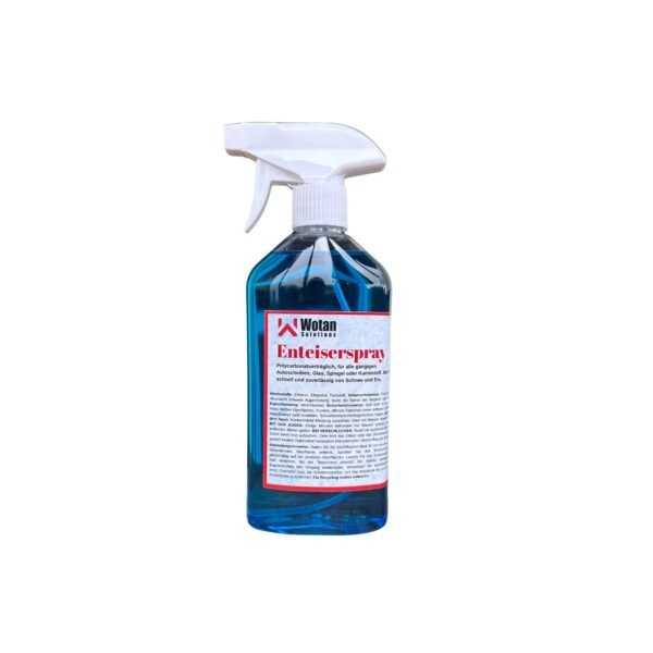 500ml Wotan´s Enteiserspray - zuverlässiger Scheibenenteiser für Autoscheiben, entfernt Eis & Forst und sorgt für klare Sicht im Winter