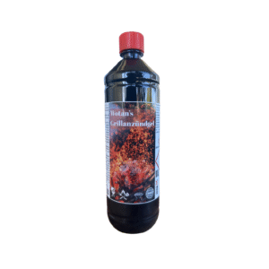 1L Wotan´s Grillanzündgel – geruchsarm, tropffrei und sicher. Ideal zum einfachen Entzünden von Holzkohle, Briketts, Kaminholz, Ofenfeuer oder Lagerfeuern.