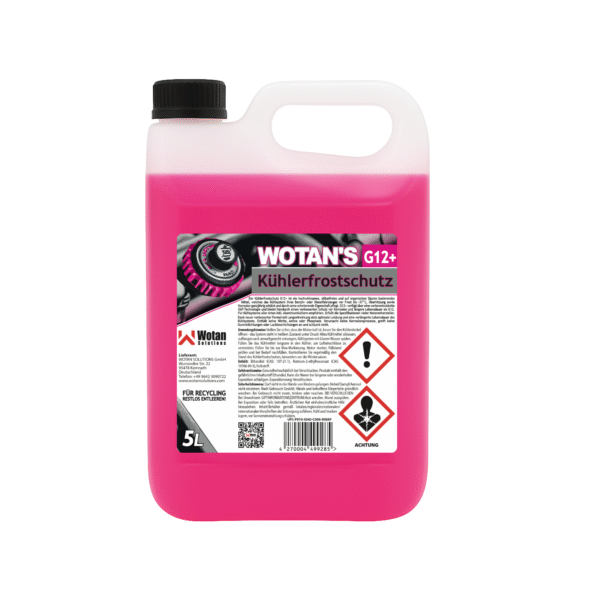 5 L Kühlerfrostschutzmittel G12+, bis -37°C, OAT-Technologie, G12+ Kühlmittel