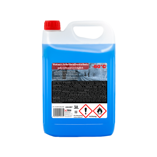 5L Wotan’s Winter Scheibenfrostschutz Konzentrat -60°C - Wischwasser für stets klare Sicht
