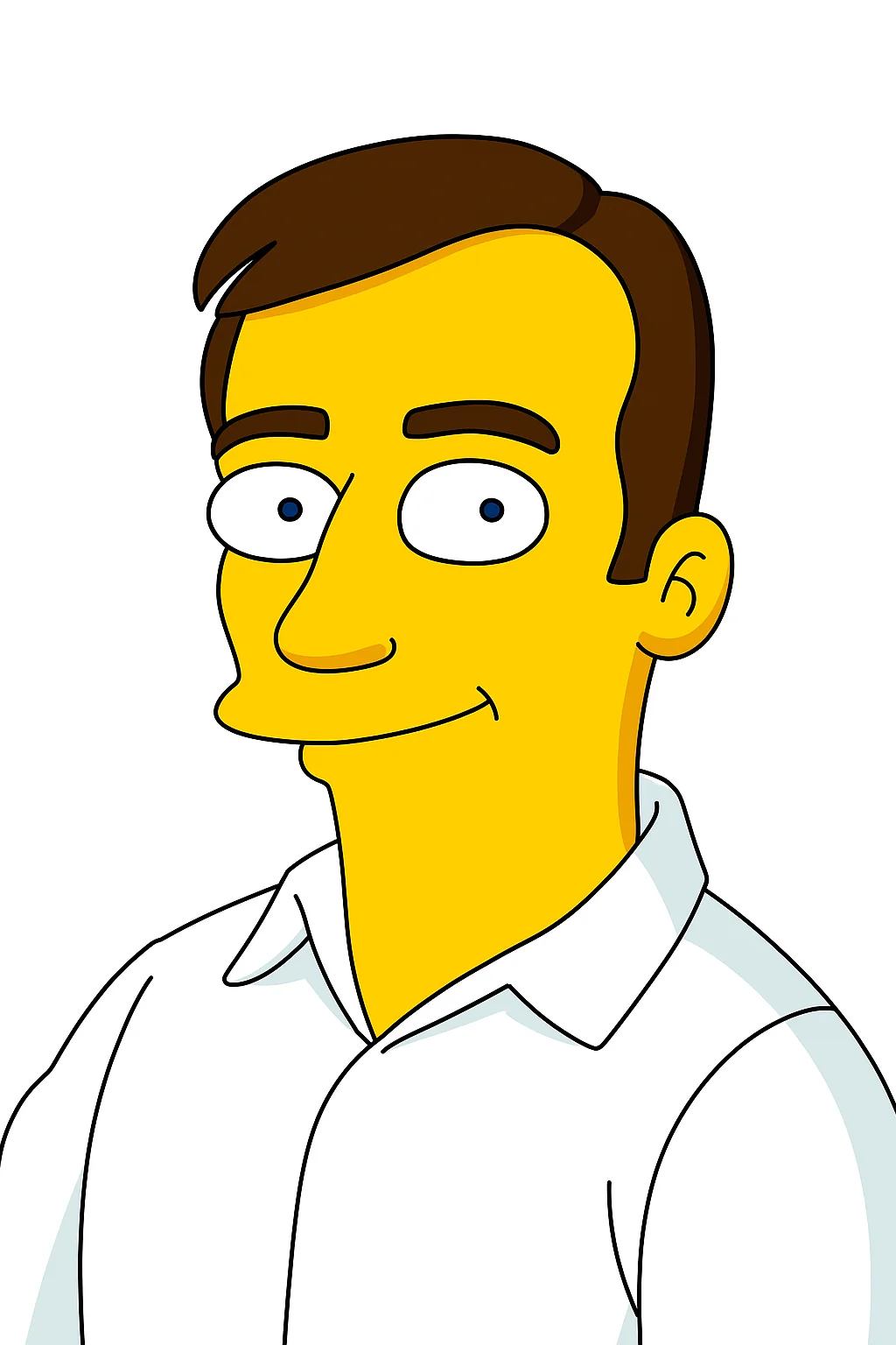 Simpsonized Image of sales representative.