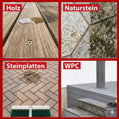 Algen & Grünbelagentferner Anwendungsfertig inkl. Arbeitshandschuhe