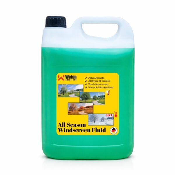 Ganzjahres Scheibenreiniger, Scheibenfrostschutz -10 Grad, Allwetter Scheibenreiniger, Scheibenwaschwasser Waldduft, Fertiggemisch Scheibenreiniger, Insektenlöser Auto, streifenfreie Sicht, Polycarbonat-verträglich