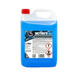 5L Wotan´s Kühlerfrostschutz G11 – silikathaltiger Frost- und Korrosionsschutz, ideal für ältere Motoren und Aluminiumkühler, zuverlässiger Motorschutz bis -35°C
